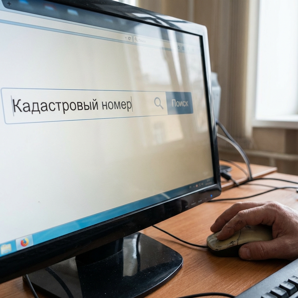 Поиск по кадастровому номеру на компьютере
